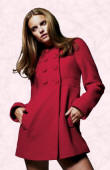 French Connection red coat.