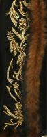 Refined black and gold ornament decoration