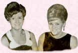 Picture of provincial hairstyles.  Fashion history and costume history of the 1960s.