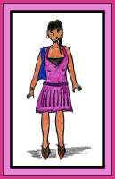 Fashion Drawing by Yvonne Tan