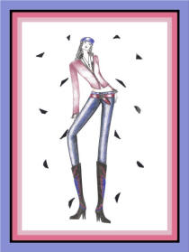 Fashion Drawing by Ishleen Sawhney of Delhi