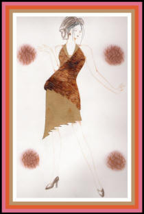 Fashion Drawing by Ishleen Sawhney of Delhi