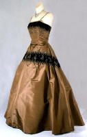 Vintage 50's copper evening gown by the New York fashion house of Goth� from vintagetextile.com. 