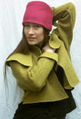 Felted hat and jacket by Constance Willems