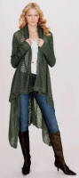 Long Cardigan (951-319-X36) Price : �39.99. 83% acrylic 17% nylon. Sizes XS - XL