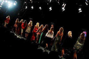 Laundry by Shelli Segal Catwalk Show at Russian Fashion Week