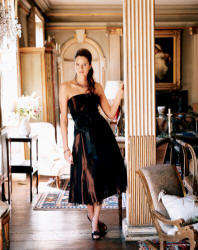 Laura Ashley dress.