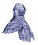 Fashion plate picture of a Victorian mantelet
