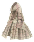 Fashion plate picture of a Victorian mantelet