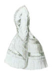 Fashion plate picture of a Victorian mantelet