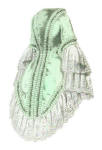 Fashion plate picture of a Victorian mantelet