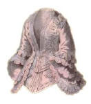 Fashion plate picture of a Victorian mantelet