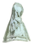 Fashion plate picture of a Victorian mantelet