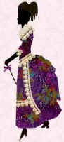 Fashion history and costume history picture of fashion costume fabric collage.