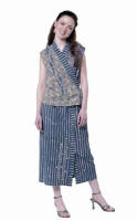 Wrap garment and skirt for sale from marketplace.