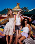 Baby doll dresses, tops and shorts.