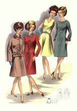 C20th Fashion History Image - Suit c1964 - 1967