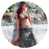 Miss Selfridge Bikini Bra Top and Sarong Wrap