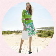 Miss Selfridge exotic prints in hot bright colours.
