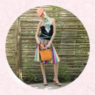Miss Selfridge - ready to party.
