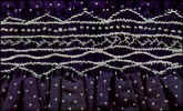 Diagram of trellis stitch sample.