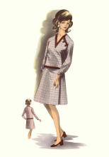 C20th Fashion History Image - Suit c1964 - 1967