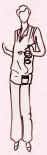 Picture of casual pyjamas 1920s. Fashion history of sports wear.
