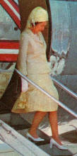 The queen wears a weighted skirt so she can alight a plane with dignity