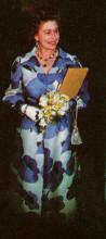 A floral coat.