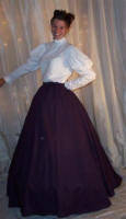 Twill Skirt and Blouse