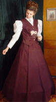Twill Skirt, Vest and Blouse