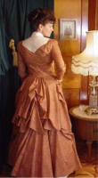 Calico Polonaise Dress
