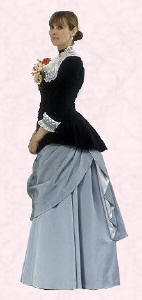Shirley Eborn's costume based on Manet's painting, 'Bar at the Folies Bergere' 