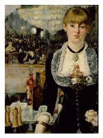Manet's painting, 'Bar at the Folies Bergere' 