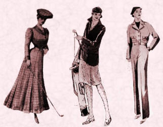 Golfing 1905, 1929, 1935