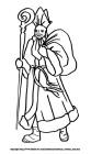 Colouring-in Picture of Father Christmas 