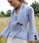 Constance Eyre designer merino wool knitted Fairfax Sweater 