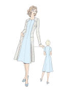 Princess line dress 1977