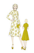 Princess line dress 1977