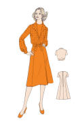 Princess line dress 1977