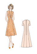 Princess line dress 1977