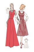 Pinafore dress 1970s