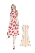 Princess line dress 1977