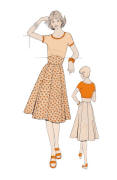 Dress pattern of 1970s