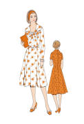 Princess line dress 1977