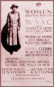 Picture of  a WAAC poster for recruitment of women. Costume history and fashion history between 1914 and 1920.