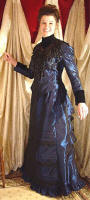 Reproduction Late Victorian Style Dress from Recollections. 