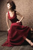  Autumn Winter 2007/8 womenswear by Noli - red dress.
