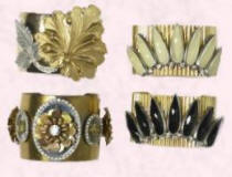 New Look Autumn/Winter 07/08 Collection of Cuffs - Legend (big flower) cuff �15/�21.  Oak leaf cuff �8/�11, Fan cuffs �12/�17.