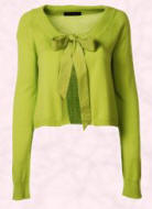 Dorothy Perkins Spring/Summer 2007 fashionable lime tie-neck cardigan - �20/�35.